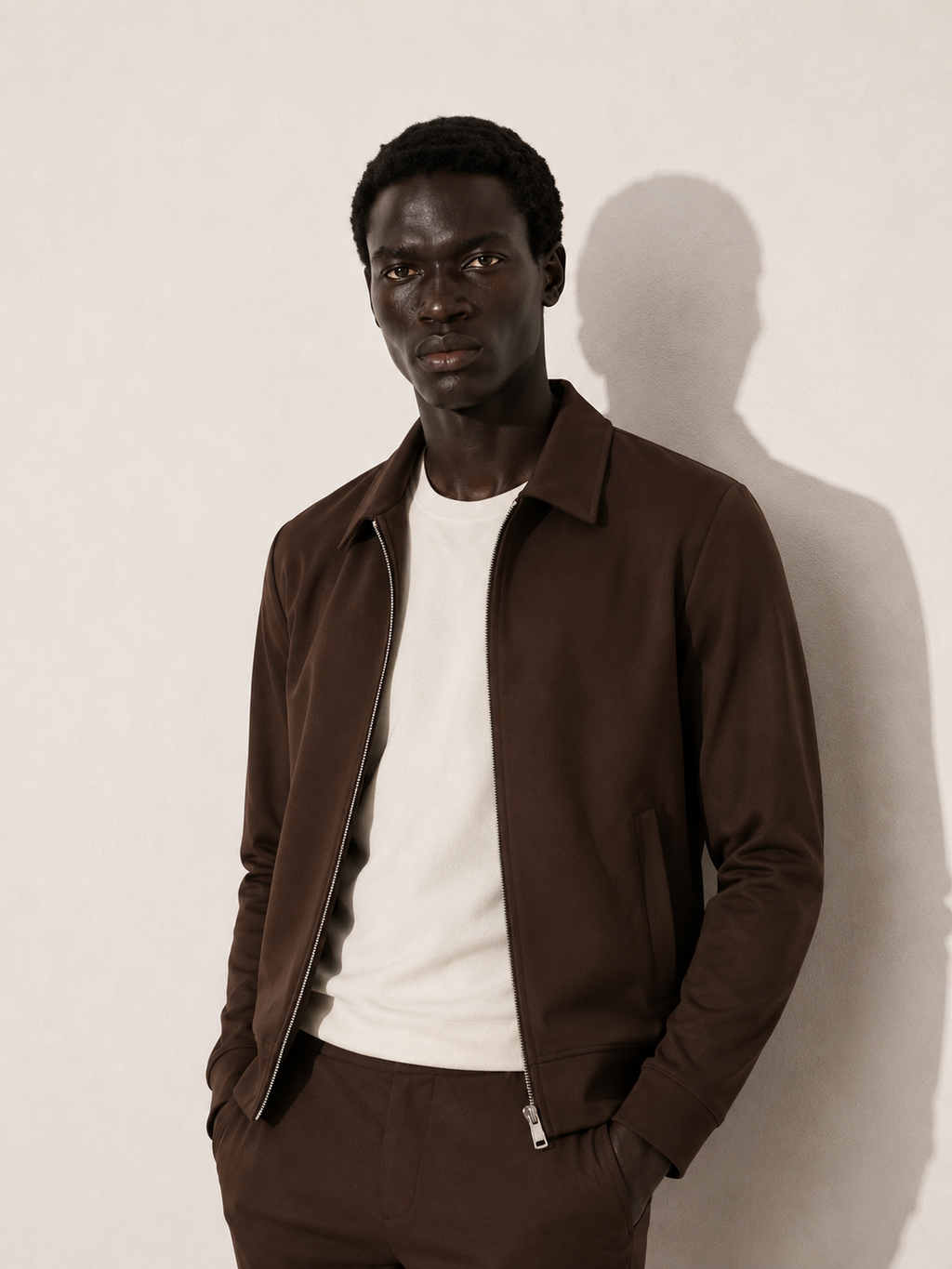 Chocolate Brown Tech Suit