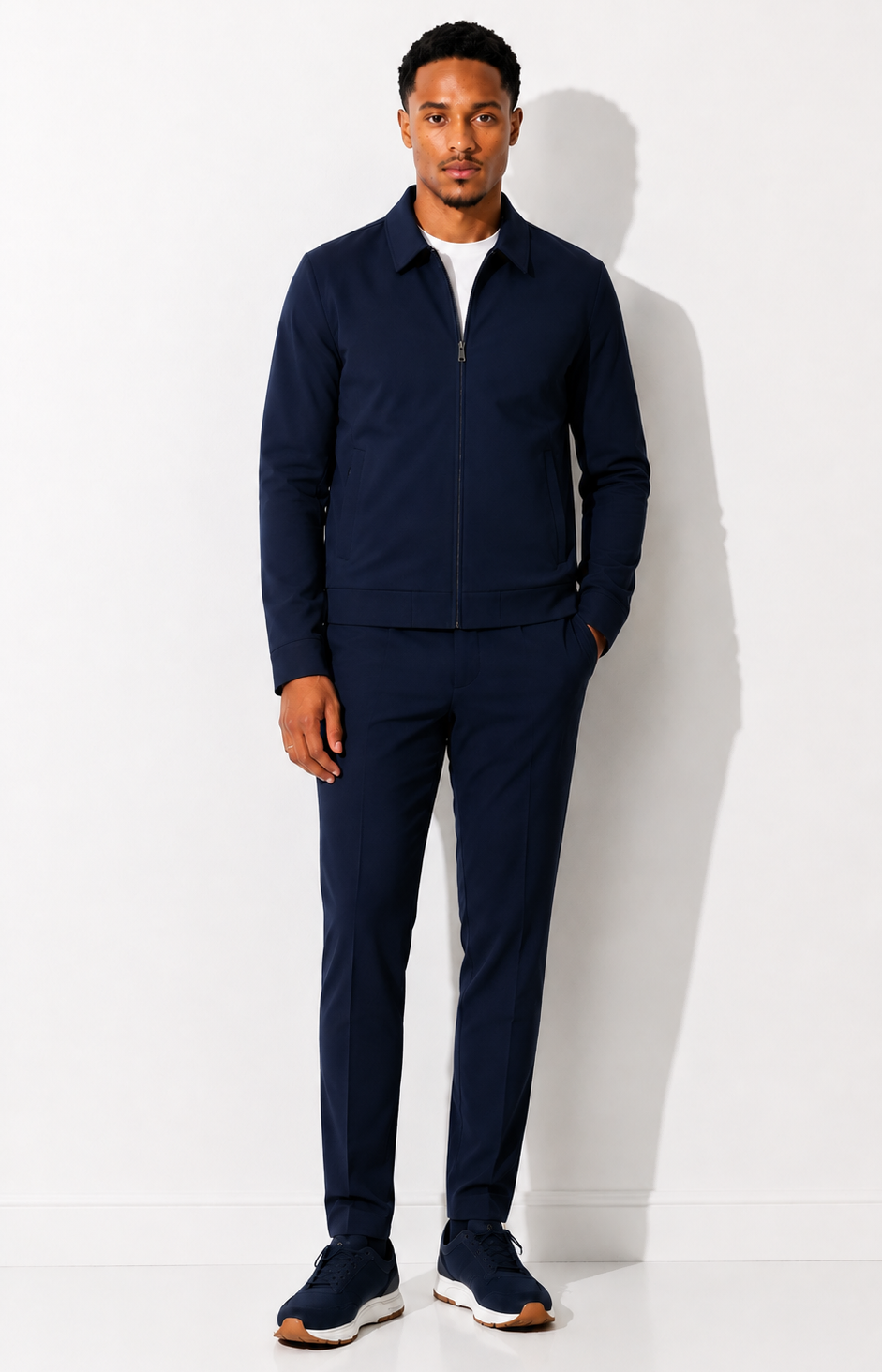 Deep Ocean Blue Tech Suit