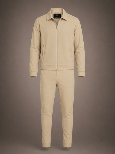 Champagne Beige Tech Suit