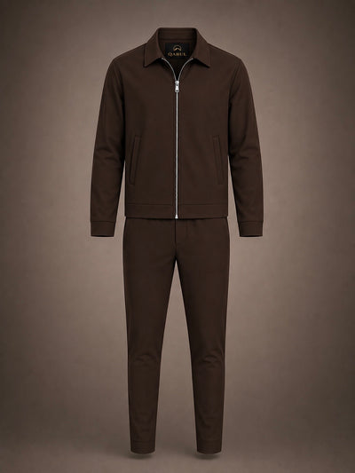 Chocolate Brown Tech Suit