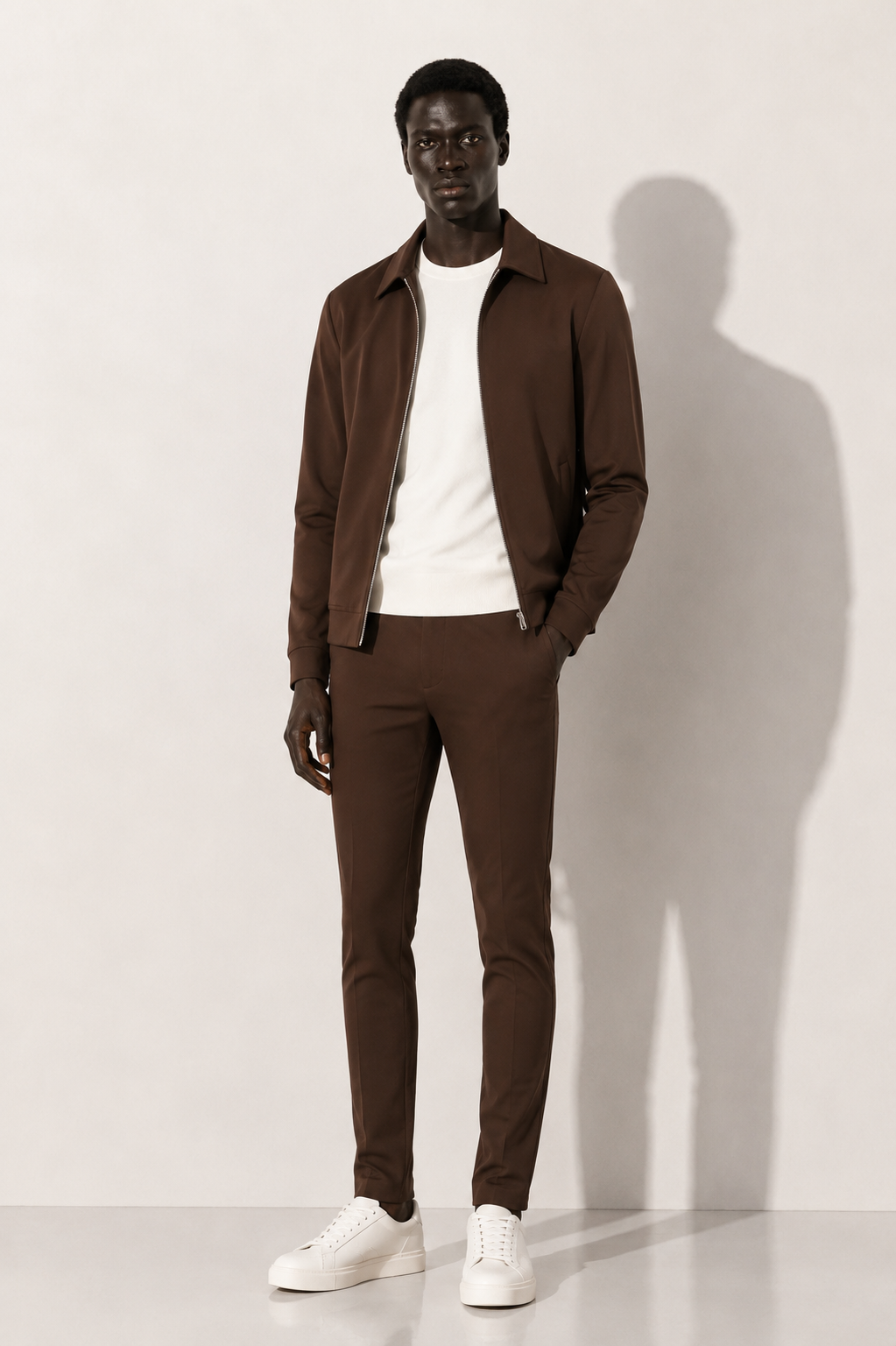 Chocolate Brown Tech Suit